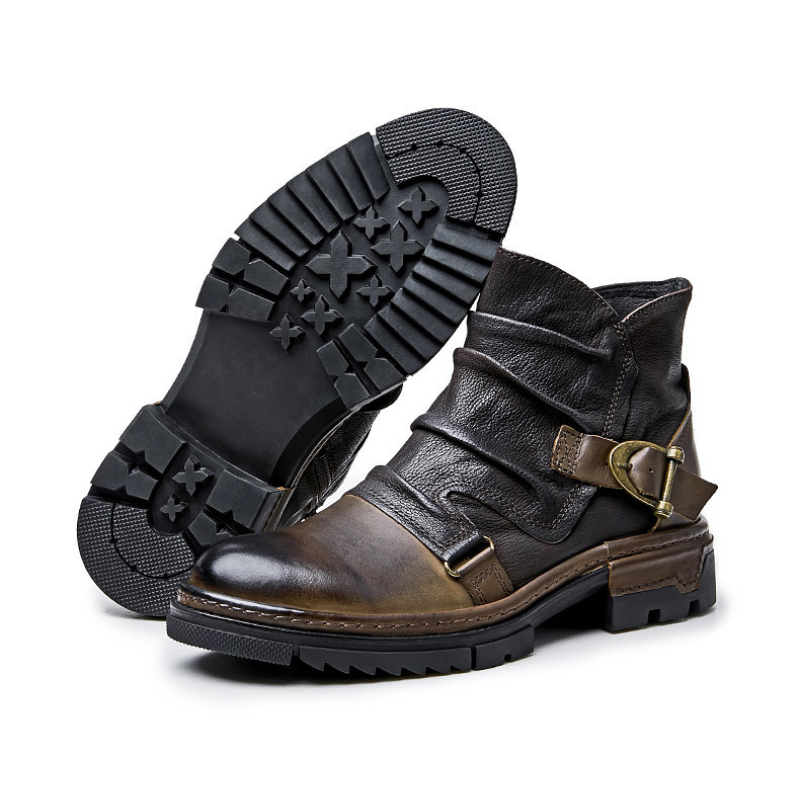 Austen™ | Leather Biker Boots