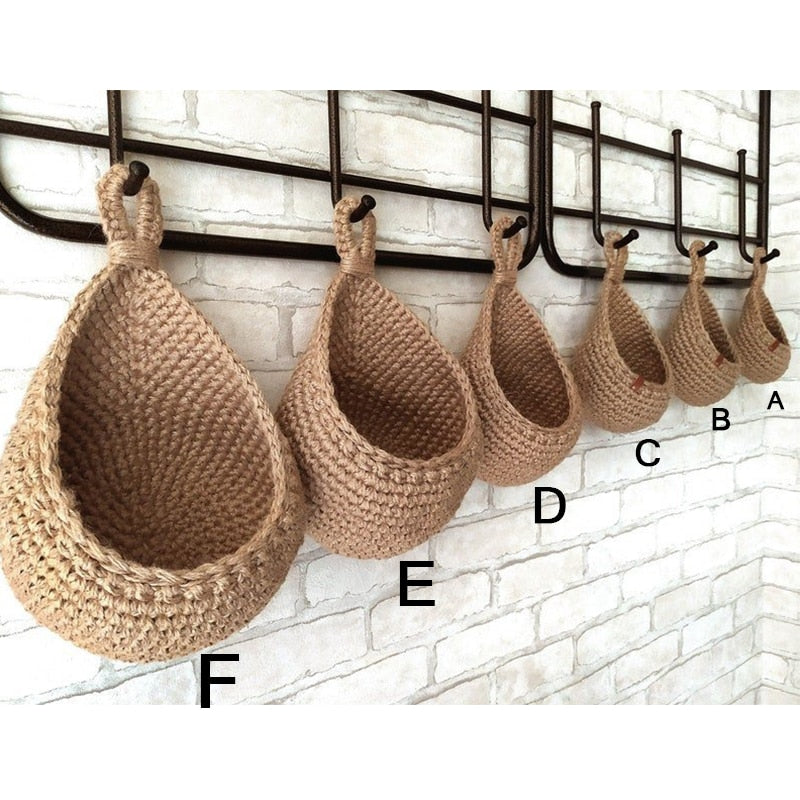 EcoNest™ | Hanging Wicker Basket