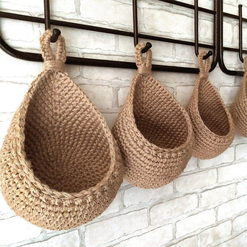 EcoNest™ | Hanging Wicker Basket