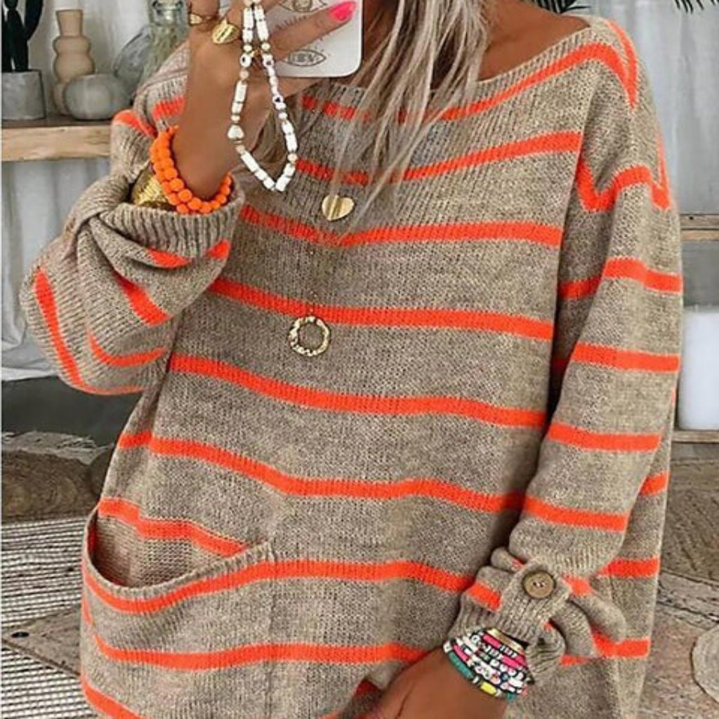 Denise™ | Chic Striped Sweater