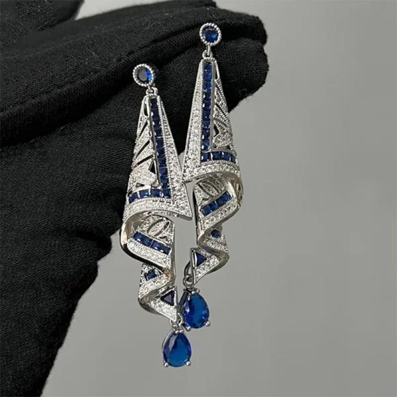 GemAura™ | Vintage Silver Earrings