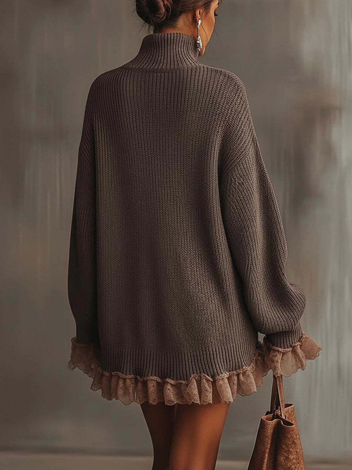 ARIANE | PULL-ROBE DOUILLET À VOLANTS