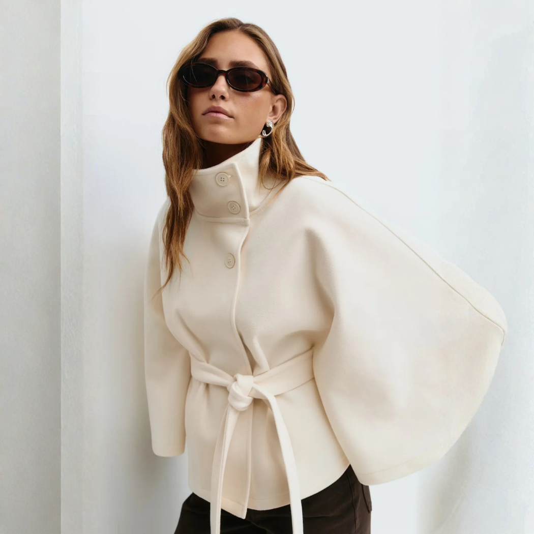 KELLY | GIACCA CON CINTURA E MANTELLO