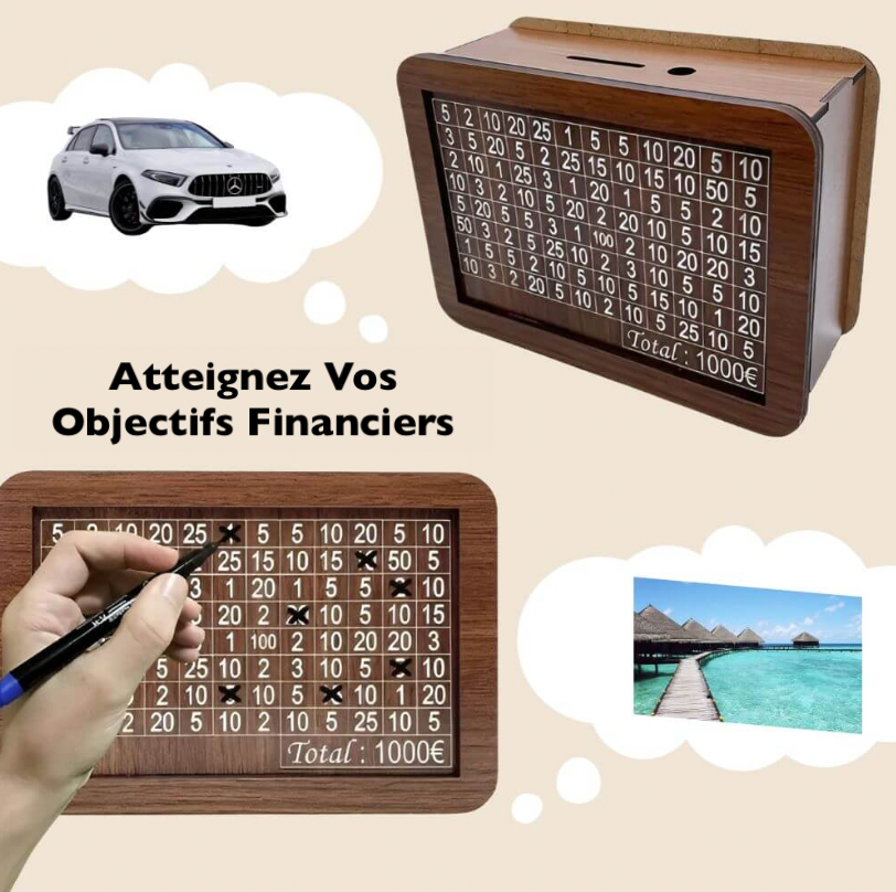 Wooden Piggy Bank™ - Saving has never been easier!