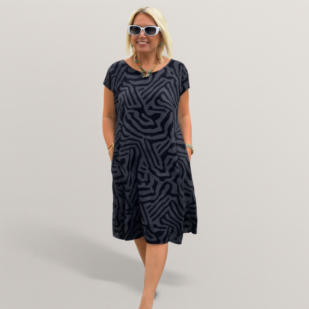 Robe d’été à motif abstrait