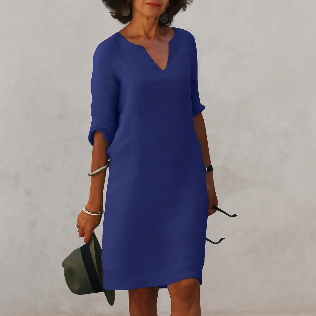 Flowing dress with timeless elegance