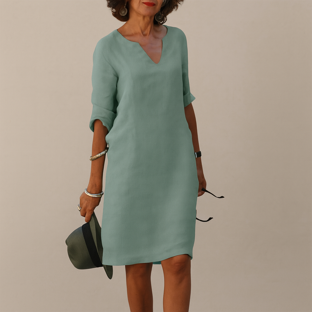 Flowing dress with timeless elegance