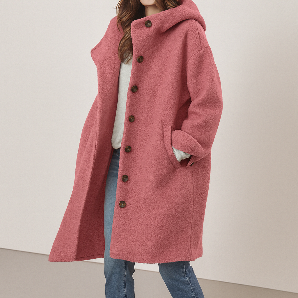 Jessica™ - Long Sleeve Hooded Cardigan Top