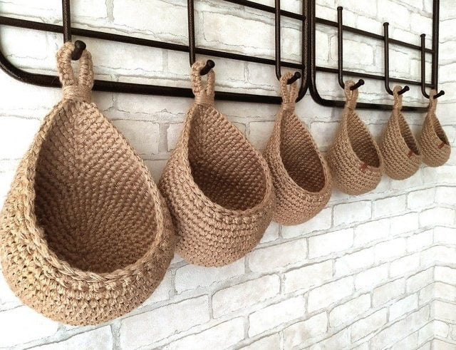 EcoNest™ | Hanging Wicker Basket