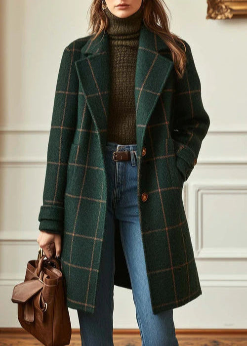 KATRIN™ | MANTEAU LONG EN LAINE PREMIUM