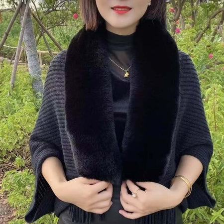LuxeWarm™ | Elegant knitted scarf for women
